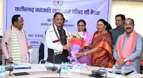 मुख्यमंत्री श्री विष्णु देव साय की अध्यक्षता में छत्तीसगढ़ जनजातीय सलाहकार परिषद की बैठक सम्पन्न