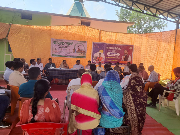 बस्तर मुन्ने एवं सुशासन तिहार के तहत कंदाड़ी पहुंचा प्रशासन
