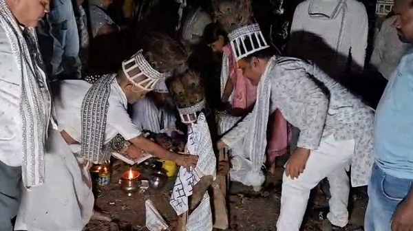 झुमरपाली-भटगांव में रामनामी बड़े भजन मेला स्थल का भूमिपूजन