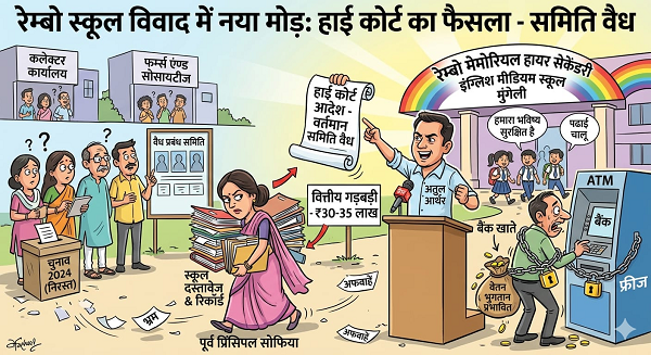 रेम्बो स्कूल और छत्तीसगढ़ डायोसिस विवाद में नया मोड़ : प्रबंधन, वित्तीय अनियमितताओं और कर्मचारियों की बर्खास्तगी को लेकर दोनों पक्ष आमने-सामने