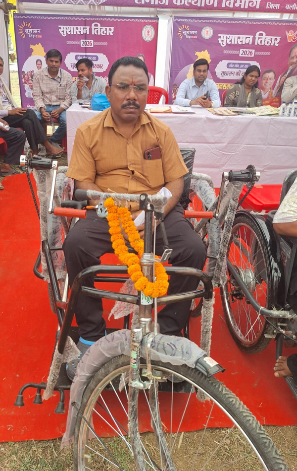  हादसे की हार, हौसले की जीत: नर्मदा प्रसाद को मिला शासन की योजनाओं का संबल