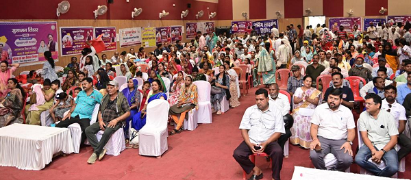 जीपीएम के पहले नगरीय जन समस्या निवारण शिविर में उमड़ी भीड़