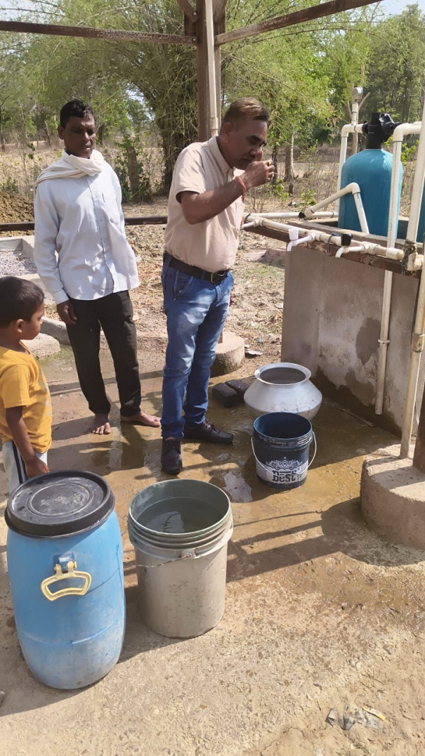 सुकड़ीगुहान में पेयजल की पर्याप्त व्यवस्था