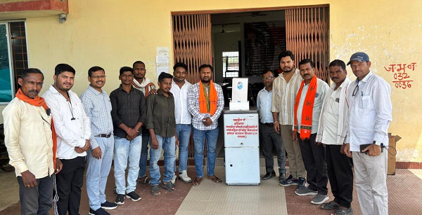 मंत्री श्रीमती लक्ष्मी राजवाड़े की पहल से लटोरी तहसील में स्थापित हुआ वाटर फिल्टर