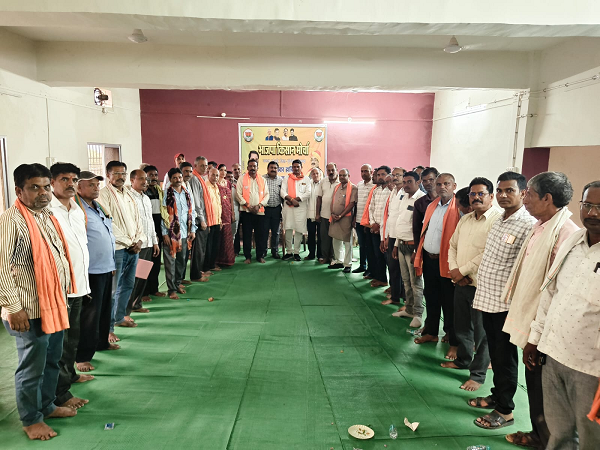भाजपा किसान मोर्चा के बैठक संपन्न