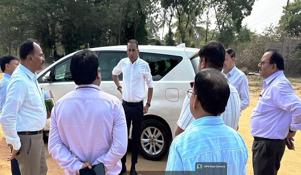 लोक निर्माण विभाग के सचिव ने मेडिकल कॉलेज के कार्यों का किया निरीक्षण, तेजी से काम पूरा करने कहा