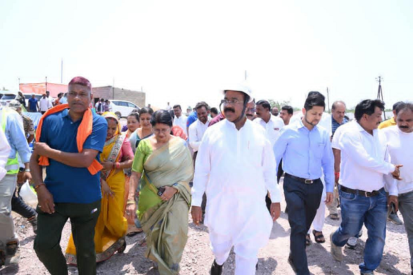  उप मुख्यमंत्री श्री अरुण साव ने नालंदा परिसर, मल्टी-लेवल पार्किंग और एसटीपी निर्माण कार्यों का किया निरीक्षण