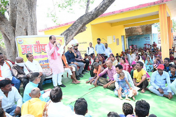  उप मुख्यमंत्री श्री अरुण साव ने एटीआर क्षेत्र के गांवों में लगाई जनचौपाल
