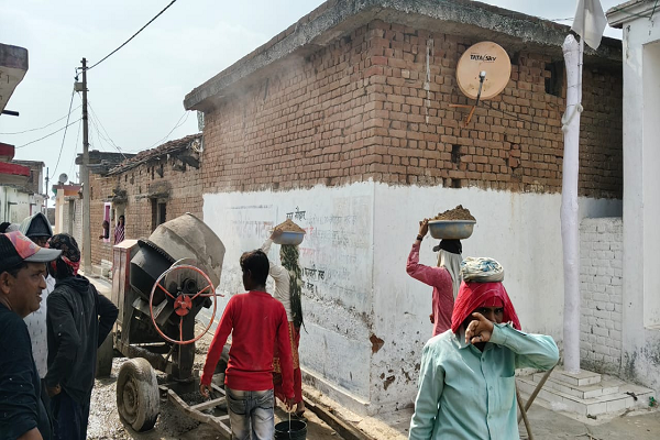 पेंड्रीकला में आरसीसी सड़क निर्माण पर उठे गंभीर सवाल, क्या प्राक्कलन को ताक पर रखकर हुआ निर्माण?