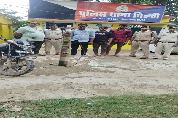 &lsquo;&lsquo;ऑपरेशन बाज&rsquo;&rsquo; के तहत थाना चिल्फी पुलिस ने संपत्ति संबंधी चोरी के दो अलग-अलग मामलों का त्वरित खुलासा करते हुए 4 आरोपियों को गिरफ्तार किया