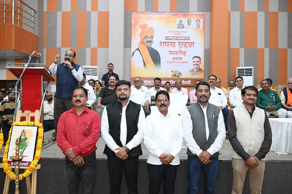 *लोरमी में पांच एल्डरमेन ने ली शपथ, उप मुख्यमंत्री अरुण साव ने दी बधाई, जनसेवा का दिलाया संकल्प*