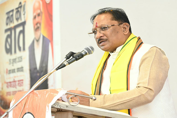 रायपुर : &lsquo;मन की बात&rsquo; में बार-बार छत्तीसगढ़ का उल्लेख प्रदेशवासियों के लिए गौरव की बात: मुख्यमंत्री श्री साय