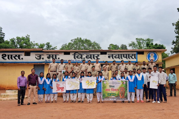 रायपुर : विश्व बाघ दिवस पर छत्तीसगढ़ में जागरूकता कार्यक्रमों की धूम