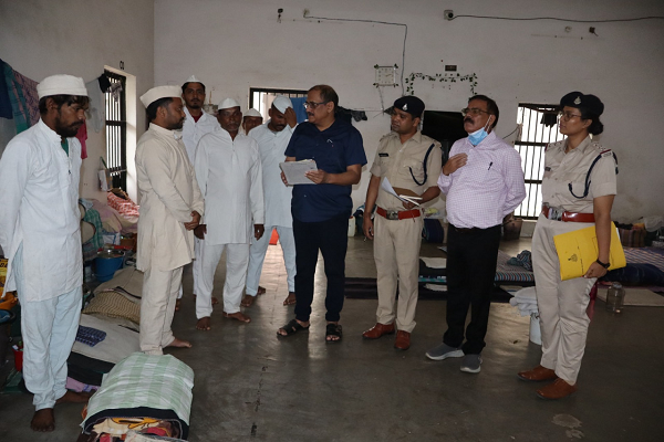 डीजी जेल हिमांशु गुप्ता ने बिलासपुर केंद्रीय जेल का किया आकस्मिक निरीक्षण