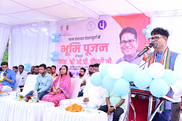  शहर के साथ ग्रामीण क्षेत्रों में भी विकास को मिल रही गति-वित्त मंत्री श्री ओपी चौधरी