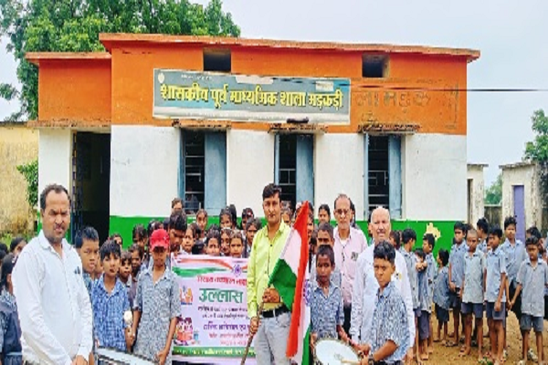 उल्लास महाचौपाल और रैली से निरक्षरों के लिए साक्षरता जागरूकता अभियान