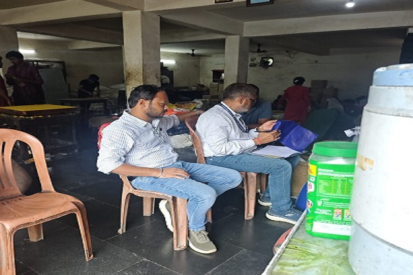 रक्षाबंधन पर्व के मद्देनजर खाद्य प्रतिष्ठानों में सघन निरीक्षण जारी