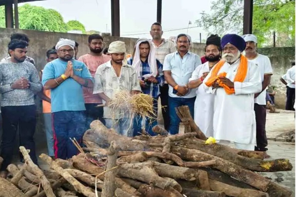 यूथ सिख सेवा कमिटी ने मंगल सिंह का अंतिम संस्कार कराया