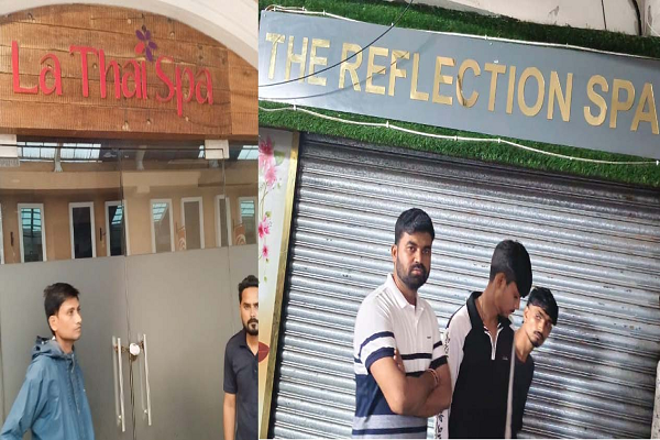 स्पा सेंटरों पर रायपुर पुलिस का एक्शन जारी, दो को सील किया