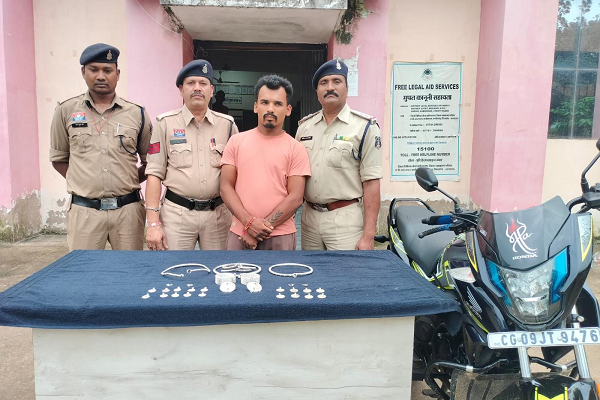  *चोरी के दो मामलों का कुकदूर पुलिस ने किया खुलासा।*