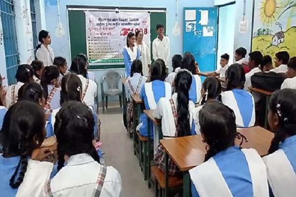 बाल विवाह रोकथाम को लेकर जागरूकता अभियान, विद्यार्थियों ने लिया बाल विवाह के खिलाफ संकल्प