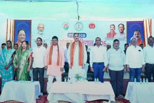 खड़गवां से &lsquo;सक्षम एमसीबी सेवा संकल्प अभियान 2026&rsquo; का हुआ आगाज : स्वास्थ्य मंत्री ने किया वृहद स्वास्थ्य शिविर का शुभारंभ
