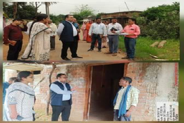 सीईओ पोरवाल ने किया विभिन्न शासकीय योजनाओं व विकास कार्यों का मैदानी निरीक्षण