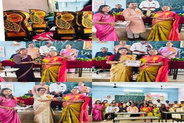 गुरुजनों के सम्मान से सजा मनेन्द्रगढ़ संकुल, नवाचारों की गूंज के बीच शिक्षकों का हुआ सम्मान