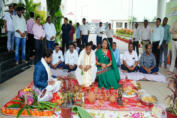 कृषि मंत्री निवास में पोला का भव्य आयोजन
