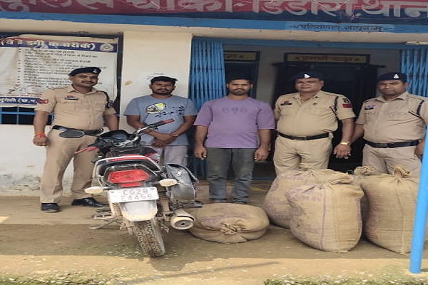  शासकीय उचित मूल्य की दुकान में चोरी का किया गया खुलासा, 5 बोरी चावल बरामद, 2 आरोपी गिरफ्तार