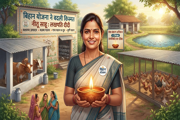 बिहान योजना ने बदली किस्मत