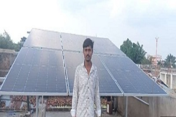 पीएम सूर्य घर मुफ्त बिजली योजना से राजकुमार बंजारे के घर रोशन हुआ आत्मनिर्भरता का उजाला