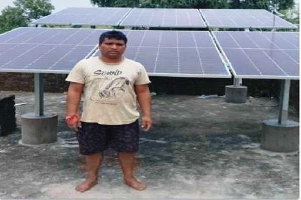 पीएम सूर्य घर मुफ्त बिजली योजना से श्याम सुंदर वैष्णव का घर हुआ रौशन