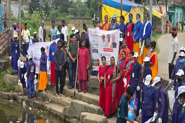 सेवा संकल्प अभियानः जनभागीदारी से संवरा दीवान तालाब, स्वच्छता के लिए आगे आए शहरवासी