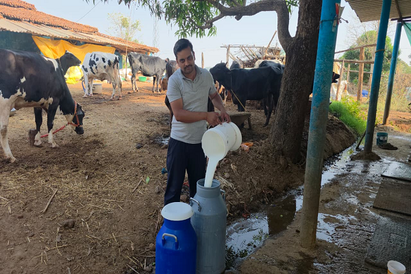 सेवा की कहानी: परंपरागत गौपालन को आधुनिक तकनीक का साथ, राजनाथ ने खड़ा किया सफल डेयरी व्यवसाय