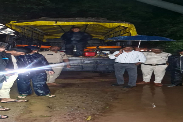धमतरी में भारी बारिश से उफान पर नदी-नाले