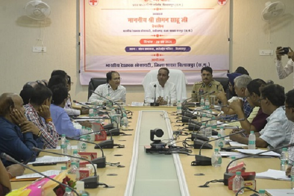 जनभागीदारी से रेडक्रॉस के सेवा कार्यों को दें विस्तार : चैयरमेन तोमन साहू
