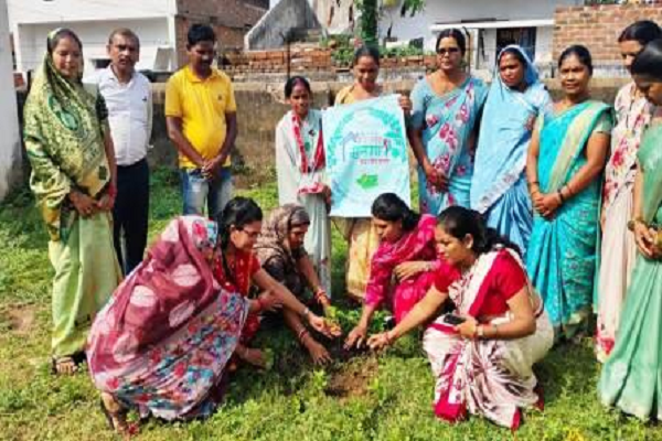 सेवा संकल्प अभियान : ग्राम कलडबरी में आंगन मिलन सेवा कार्यक्रम का हुआ आयोजन