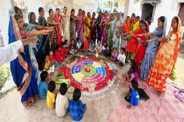 सेवा संकल्प अभियान : ग्राम मोहड़ में आंगन मिलन सेवा कार्यक्रम का हुआ आयोजन
