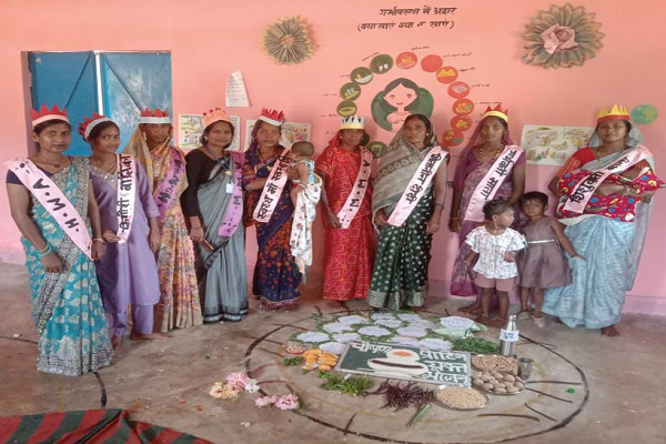  आंगनबाड़ी केंद्रों में पोषण जागरूकता के साथ सेवा गतिविधियां जारी