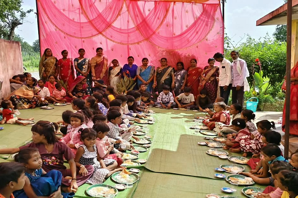 आंगन मिलन सेवा कार्यक्रम में गूंजा पोषण, स्वास्थ्य और महिला सशक्तिकरण का संदेश