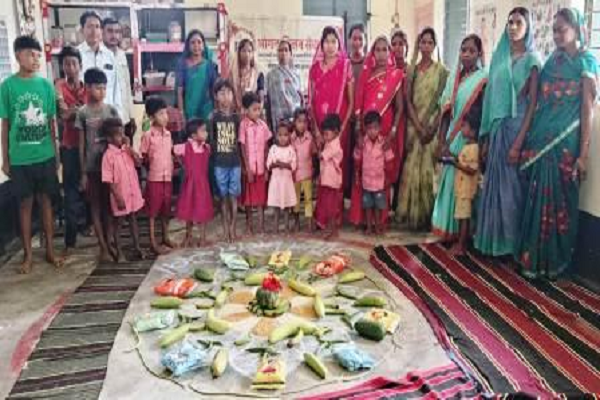 'आंगन मिलन सेवा' से खिली चेहरे की मुस्कान: पोषण और जनभागीदारी की अनोखी पहल