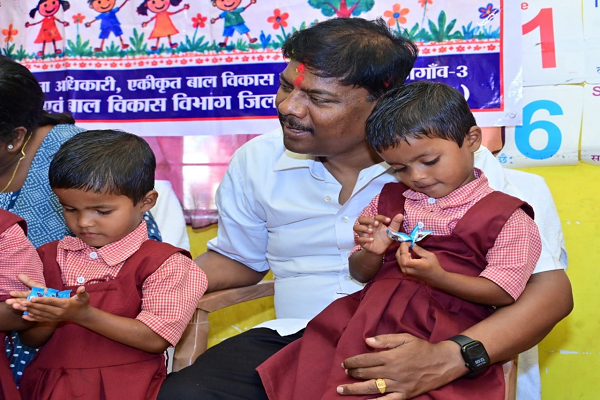 &rsquo;बच्चों और गर्भवती महिलाओं के पोषण पर दें विशेष ध्यान- वन मंत्री श्री केदार कश्यप&rsquo;