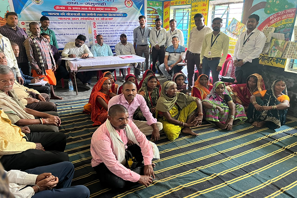 राष्ट्री य विधिक सेवा प्राधिकरण (NALSA) नई दिल्ली के निर्देशन में जिला विधिक सेवा प्राधिकरण मुंगेली द्वारा ग्राम जमुनाही में मेगा ड्राइव विधिक  शिविर का आयोजन