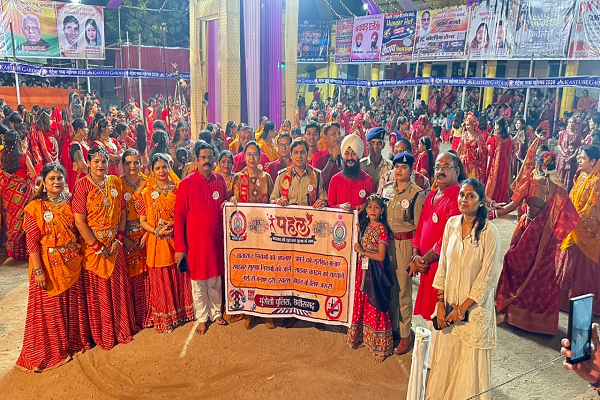  *नवरात्रि गरबा महोत्सव एवं जगराता में मुंगेली पुलिस की साइबर जागरूकता पहल*