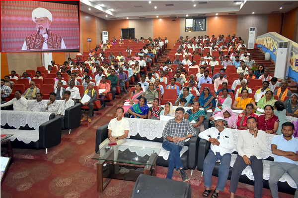 एनआईबीएसएम में प्रधानमंत्री किसान सम्मान निधि की 24वीं किस्त का सीधा प्रसारण