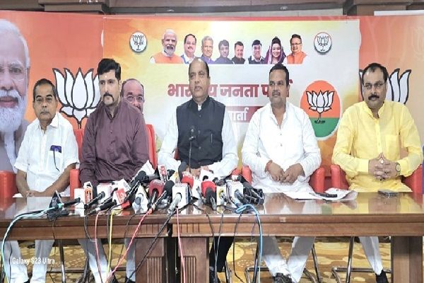 कांग्रेस ने न छत्तीसगढ़ में वादे पूरे हुए न हिमाचल में: जयराम ठाकुर...