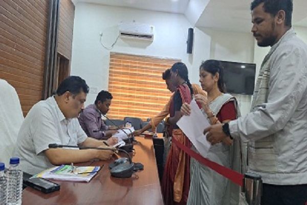 जल जीवन मिशन अंतर्गत नल कनेक्शन के लिए दिया आवेदन