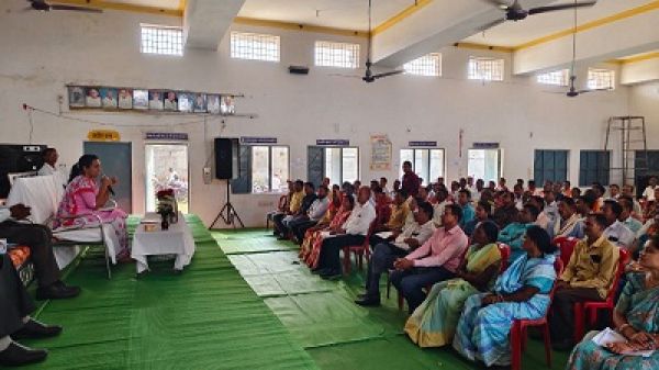 मिशन अव्वल के तहत नगरी में आयोजित की गई बैठक