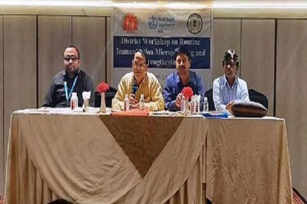 नियमित टीकाकरण कार्यक्रम के सुदृढ़ीकरण के लिए कार्यशाला संपन्न
